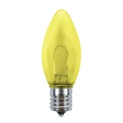 C9 Flexible Filament LED Bulb - Yellow - Pro Christmas™ - Bag Of 25