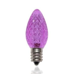 C7 SMD LED Retrofit Bulb - Purple - Pro Christmas™ - Bag Of 25