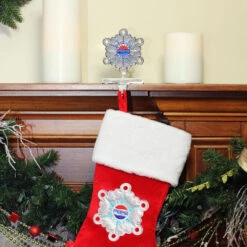 Northlight 6.5" Silver And Blue "PEPSI" Snowflake Christmas Stocking Holder 7 Northlight 6.5" Silver And Blue "PEPSI" Snowflake Christmas Stocking Holder -Christmas Decor Sale ljwziwv4asbawx0jlmgkaevcvqszdhxe 27368.1665610737