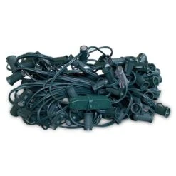 LITE-NETICS C7 Cord Green Wire - 12" Spacing - SPT-1 - 100' -Christmas Decor Sale ll c71100 12 g ln a
