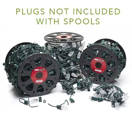 LITE-NETICS C9 Cord Green Wire - 18" Spacing - SPT-1 - 500' 4 LITE-NETICS C9 Cord Green Wire - 18" Spacing - SPT-1 - 500' - Image 2