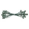 C9 Cord, 15" Spacing, Green Wire, SPT-1, 25' -Christmas Decor Sale ll c91 1525 g y