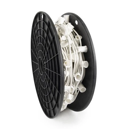 C7 Cord, 9" Spacing, White Wire, SPT-1, 250' 3 C7 Cord, 9" Spacing, White Wire, SPT-1, 250'