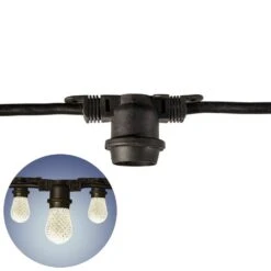 Medium Base Cord - 330' - Black Cord - 24" Spacing