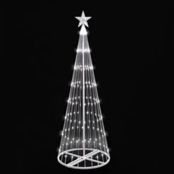 Christmas Designers 4' LED Light Show Tree-Cool White