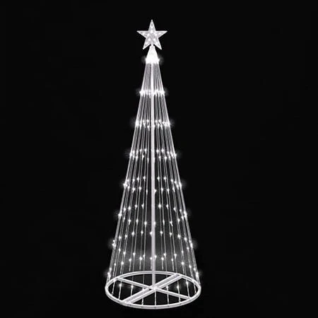Christmas Designers 4' LED Light Show Tree-Cool White 3 Christmas Designers 4' LED Light Show Tree-Cool White