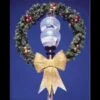Wreath With Glittered Bow -Christmas Decor Sale lp 319