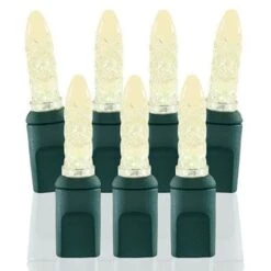 100 Light M5 Pure White LED Christmas Lights