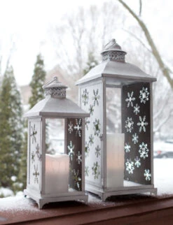 Set Of 2 Large White Cut-Out Snowflake All-Weather Iron And Glass Christmas Candle Lanterns 7 Set Of 2 Large White Cut-Out Snowflake All-Weather Iron And Glass Christmas Candle Lanterns -Christmas Decor Sale mg9anp130mgrlosyypsxgy1e4bv2ehka 16061.1588870311