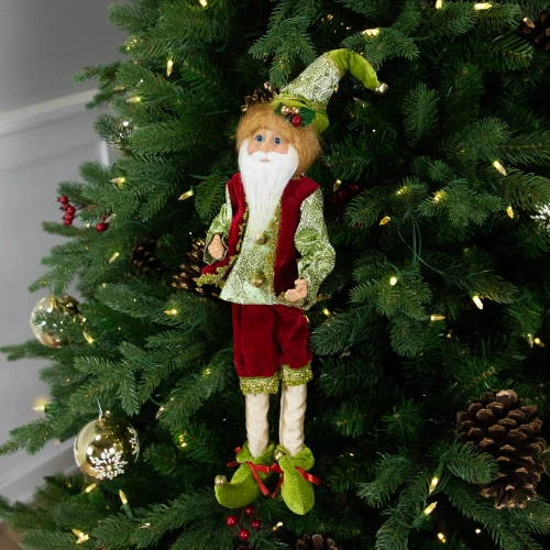 Northlight Poseable Whimsical Elf Christmas Figurine - 18" 3 Northlight Poseable Whimsical Elf Christmas Figurine - 18"
