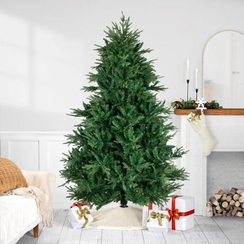 Northlight Real Touch™? Full Juniper Pine Artificial Christmas Tree - Unlit - 7.5' 3 Northlight Real Touch™? Full Juniper Pine Artificial Christmas Tree - Unlit - 7.5'