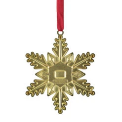Northlight 3.5" White Brass-Plated Snowflake Christmas Ornament With European Crystals -Christmas Decor Sale northlight hd92861 3 17605.1645663584