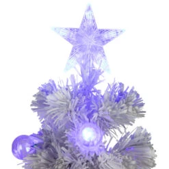 Pre-Lit Medium Iridescent Fiber Optic Artificial Christmas Tree - 4' - White - Blue LED Lights 10 Pre-Lit Medium Iridescent Fiber Optic Artificial Christmas Tree - 4' - White - Blue LED Lights -Christmas Decor Sale northlight j65106 03 86730.1716497917