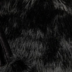 Northlight Sable Faux Fur Christmas Stocking With Pom Poms - 20.5" - Black -Christmas Decor Sale northlight l96624 02 61288.1713471514