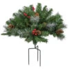 Northlight Pre-Lit LED Frosted Pinecones And Berries Christmas Urn Filler Garden Stake - 20" -Christmas Decor Sale northlight northlight20z99344 01 08995.1709147711