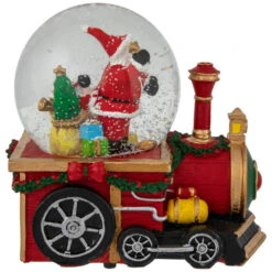 Santa Claus Musical Train Christmas Snow Globe - 6" 10 Santa Claus Musical Train Christmas Snow Globe - 6" -Christmas Decor Sale northlight pm85864 03 96588.1700154054