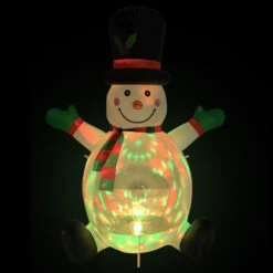 Northlight Lighted Inflatable Snowman With Top Hat Outdoor Christmas Decoration - 4' 10 Northlight Lighted Inflatable Snowman With Top Hat Outdoor Christmas Decoration - 4' -Christmas Decor Sale northlight rp96506 on20black204ft 76299.1726279109