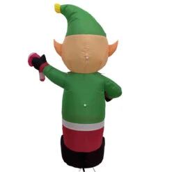 Northlight Lighted Inflatable Elf Outdoor Christmas Decoration - 4.25' -Christmas Decor Sale northlight rp96508 04 12556.1723684237