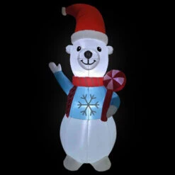 Northlight LED Lighted Inflatable Polar Bear Outdoor Christmas Decoration - 8.25' -Christmas Decor Sale northlight rp96510 on20black208ft 21930.1723684239