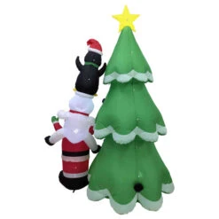 Northlight LED Lighted Inflatable Christmas Tree With Santa And Friends Outdoor Decoration - 8.25' 12 Northlight LED Lighted Inflatable Christmas Tree With Santa And Friends Outdoor Decoration - 8.25' -Christmas Decor Sale northlight rp96514 03 04291.1726279107