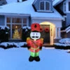 Northlight LED Lighted Inflatable Soldier Nutcracker Outdoor Christmas Decoration - 4.25' 2 Northlight LED Lighted Inflatable Soldier Nutcracker Outdoor Christmas Decoration - 4.25' -Christmas Decor Sale northlight rp96515 styled 87609.1726279109
