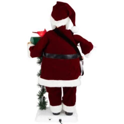 Northlight Animated And Musical Santa Claus Figure With Lighted "Merry Christmas" Mailbox - 30" -Christmas Decor Sale northlight rp97223 04 69809.1722041287