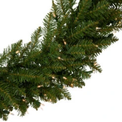 Northlight Pre-Lit Rockwood Pine Artificial Christmas Wreath, 36-Inch, Clear Lights -Christmas Decor Sale northlight sm93032 02 91621.1707418291