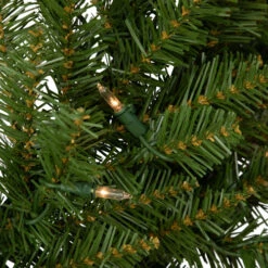 Northlight Pre-Lit Rockwood Pine Artificial Christmas Wreath, 36-Inch, Clear Lights -Christmas Decor Sale northlight sm93032 03 10086.1707418291