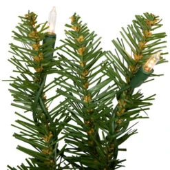 Northlight Pre-Lit Rockwood Pine Artificial Christmas Wreath, 36-Inch, Clear Lights -Christmas Decor Sale northlight sm93032 04 21633.1707418291