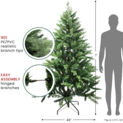 Northlight Real Touch™? Mixed Eden Pine Artificial Christmas Tree - Unlit - 7' -Christmas Decor Sale northlight v03985 thumbnail dec28 2023 60487.1704379447