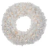 Northlight Pre-Lit White Alaskan Pine Artificial Christmas Wreath, 36-Inch, Warm White LED Lights -Christmas Decor Sale northlight v94182 01 54656.1707418291