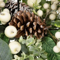 Berries And Eucalyptus Artificial Christmas Candle Holder - 42" -Christmas Decor Sale northlight yk95978 04 77113.1722387418