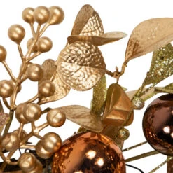 Northlight Ball Ornament Glittered Artificial Christmas Wreath - 24" - Gold And Copper Tone 17 Northlight Ball Ornament Glittered Artificial Christmas Wreath - 24" - Gold And Copper Tone -Christmas Decor Sale northlight yk95986 04 87922.1722387413