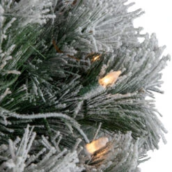 Northlight Pre-Lit Snowy Bristle Pine Artificial Christmas Tree - 4.5' - Clear Lights 11 Northlight Pre-Lit Snowy Bristle Pine Artificial Christmas Tree - 4.5' - Clear Lights -Christmas Decor Sale northlight z95342 0420use20for20z95341 87924.1704379353