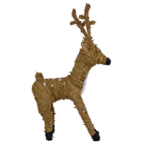 Northlight Pre-Lit Standing Reindeer With Spots Outdoor Christmas Decoration - Brown 3 Northlight Pre-Lit Standing Reindeer With Spots Outdoor Christmas Decoration - Brown