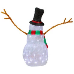 Northlight Lighted Commercial Grade Acrylic Snowman Outdoor Christmas Decoration - 23" -Christmas Decor Sale northlight20a92006 3 37280.1638203369