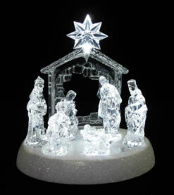 LED Lighted Christmas Nativity Scene - 7.5" - Pure White -Christmas Decor Sale northlight20ct2071 202 107 74997.1588369074