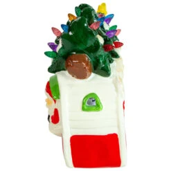 LED Lighted Santa And Snowman Camper Christmas Decoration - 7.75" -Christmas Decor Sale northlight20dw92543 2 95024.1665260255