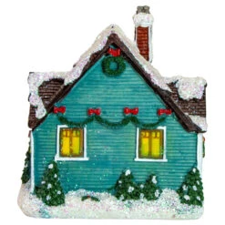 Northlight LED Lighted Snowy House Christmas Village Decoration - 5.5" - Green -Christmas Decor Sale northlight20dw92544 3 74999.1665000982