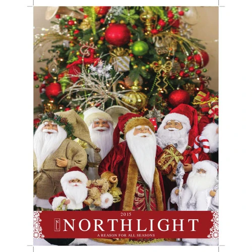 Frontier Reindeer Skiing Santa Claus Christmas Figurine - 9" - Red And White 5 Frontier Reindeer Skiing Santa Claus Christmas Figurine - 9" - Red And White - Image 3