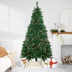Northlight 7.5ft Pre-Lit Ravenna Pine Artificial Christmas Tree - Warm White LED Lights