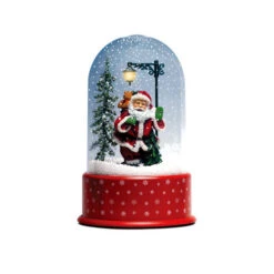 Northlight Lighted Santa With Street Light Snowing Christmas Globe - 11.75" -Christmas Decor Sale northlight20r27470 5 25205.1677320476