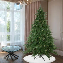 Northlight Real Touch™? Pre-Lit Full Minnesota Balsam Fir Artificial Christmas Tree - 6.5' - Warm White LED -Christmas Decor Sale northlight20sp15067 artwork201 08970.1702402363