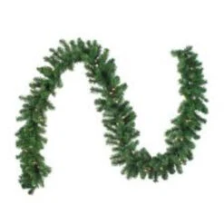 Northlight Pre-Lit Battery Operated Canadian Pine Artificial Christmas Garland - 9' X 10" - LED Multi Lights -Christmas Decor Sale northlight20v15825 04 98430.1599787103