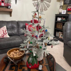 18ct Red And Green Beaded Garland With Christmas Ornaments 30" -Christmas Decor Sale northlight20wy04152 cxpic 77148.1669279109