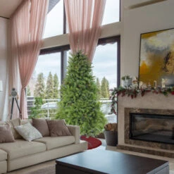 Northlight 7.5' Pre-Lit Full Northern Pine Artificial Christmas Tree - Multicolor LED Lights -Christmas Decor Sale northlight20z35728 artwork203 revised1 04036.1727490632