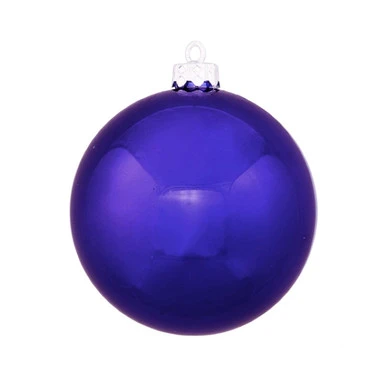 8" Shiny Indigo Blue Shatterproof Christmas Ball Ornament (200mm) 3 8" Shiny Indigo Blue Shatterproof Christmas Ball Ornament (200mm)