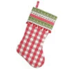 Northlight 19" Red And Green Rustic Plaid Christmas Stocking With Red Pom-Poms And Lodge Cuff 2 Northlight 19" Red And Green Rustic Plaid Christmas Stocking With Red Pom-Poms And Lodge Cuff -Christmas Decor Sale northlight252520n02713252520b 1 98510.1698958406.386.513