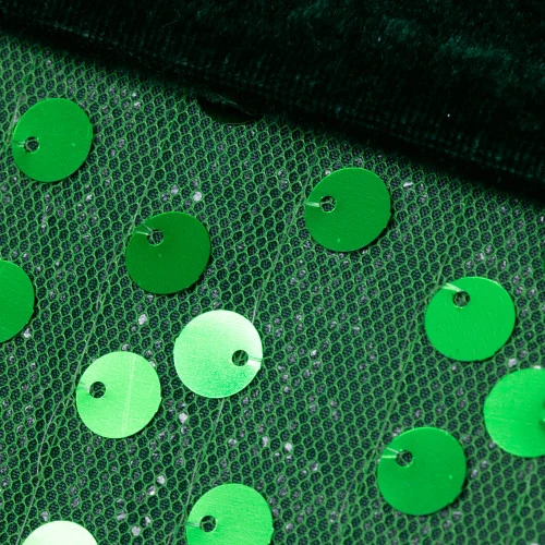 Northlight 20" Shiny Metallic Green Sequined Christmas Stocking With Velveteen Cuff 8 Northlight 20" Shiny Metallic Green Sequined Christmas Stocking With Velveteen Cuff - Image 6