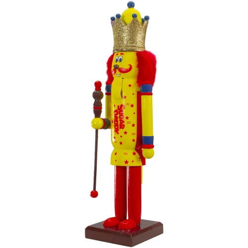 Northlight 14" Tootsie Roll Sugar Daddy Wooden Christmas Nutcracker Figure 5 Northlight 14" Tootsie Roll Sugar Daddy Wooden Christmas Nutcracker Figure - Image 3